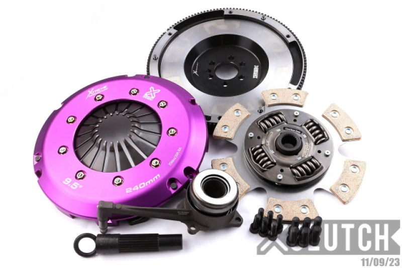 XClutch 05-06 Audi A3 Sportback 2.0L Stage 2R Extra HD Sprung Ceramic Clutch Kit (XKVW24696-1R)