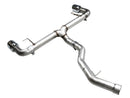 AWE Tuning 19-23 BMW 330i / 21-23 BMW 430i Base G2X Track Edition Axle-Back Exhaust - Chrome Silver