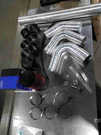 AEM Induction 21-5011 4-Inch Universal Cold Air Intake System with Dryflow Air Filter and Custom Components — Scratch & Dent