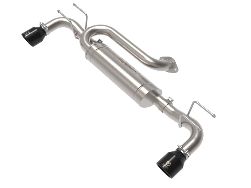 aFe 19+ Mazda 3 L4 2.5L Takeda 3in to 2.5in 304 Stainless Steel Axle-Back Exhaust w/ Black Tip