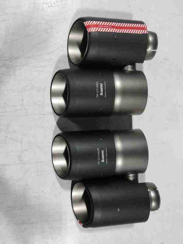 Akrapovic Carbon Tail Pipe Set for 2017-2020 Porsche Panamera Turbo | Part Number AKRTP-CT/48 — Scratch & Dent