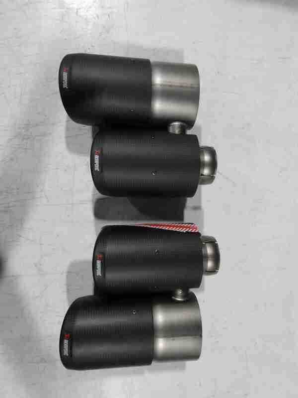 Akrapovic Carbon Tail Pipe Set for 2017-2020 Porsche Panamera Turbo | Part Number AKRTP-CT/48 — Scratch & Dent