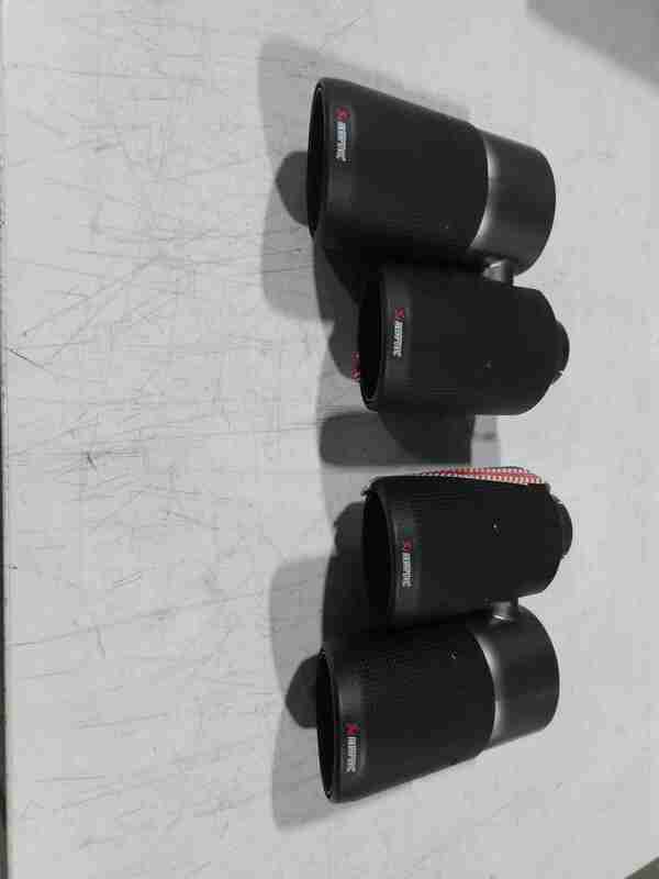 Akrapovic Carbon Tail Pipe Set for 2017-2020 Porsche Panamera Turbo | Part Number AKRTP-CT/48 — Scratch & Dent