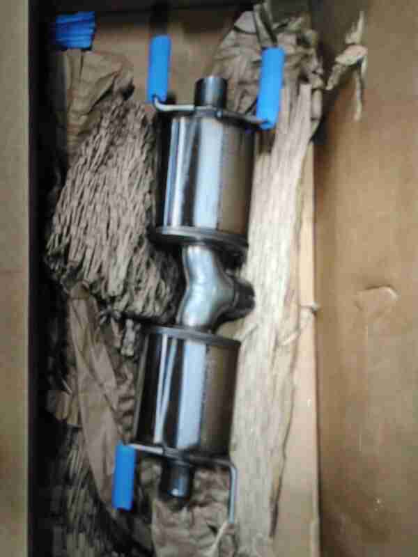 AWE Subaru BRZ/ Toyota GR86/ Toyota 86 Touring Edition Cat-Back Exhaust- Diamond Black Tips — Incomplete: Only the muffler is in this box