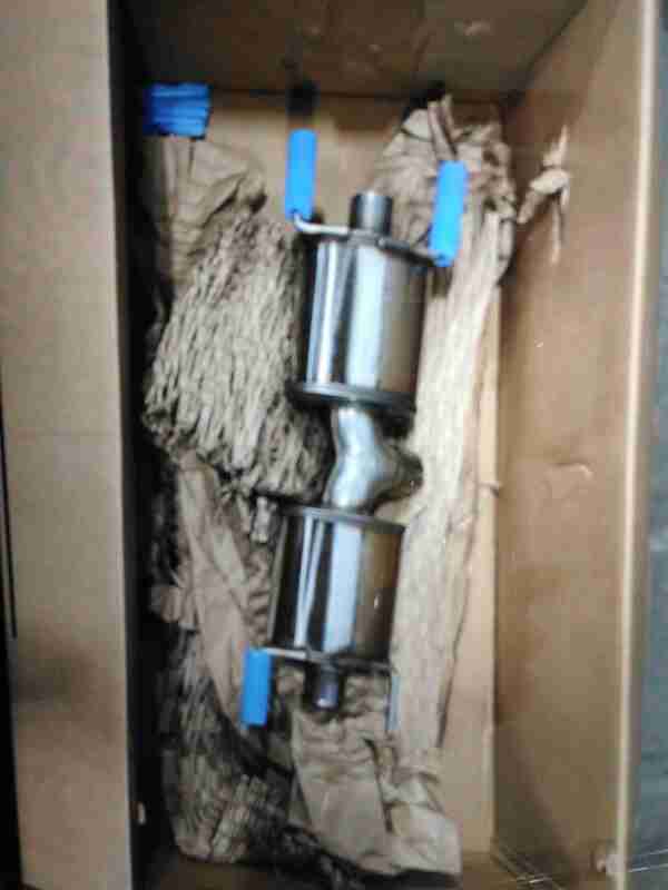 AWE Subaru BRZ/ Toyota GR86/ Toyota 86 Touring Edition Cat-Back Exhaust- Diamond Black Tips — Incomplete: Only the muffler is in this box