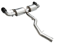 AWE 19-23 BMW 330i / 21-23 BMW 430i Base G2X Touring (Excl. Conv) Axle-Back Exhaust - Diamond Black