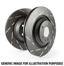 EBC USR Series Slotted Rear Brake Rotor for Subaru Legacy, Outback, and WRX