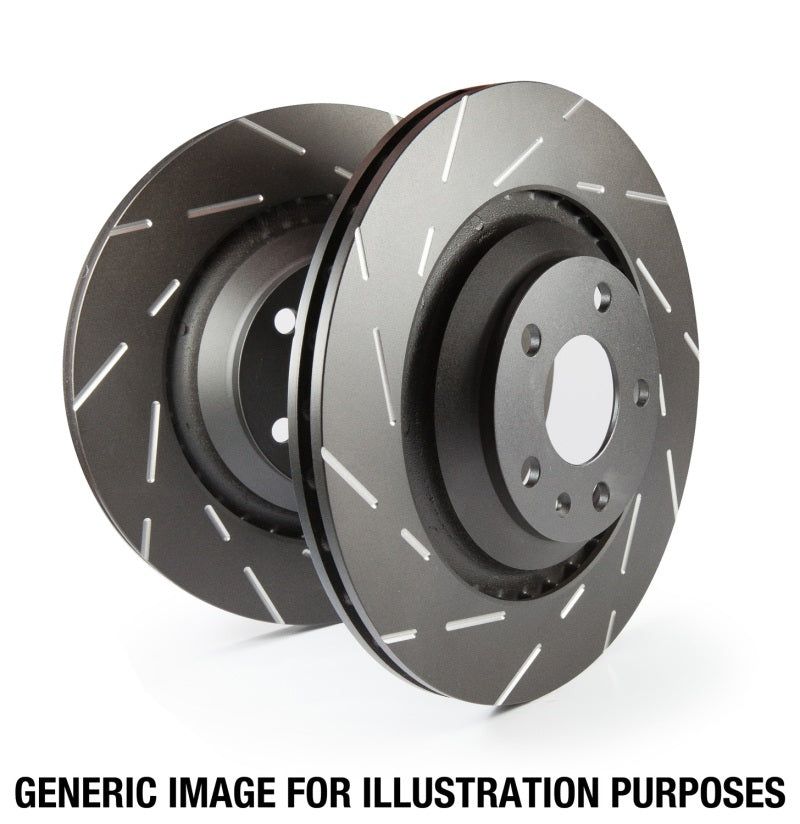 EBC USR Series Slotted Rear Brake Rotor for Subaru Legacy, Outback, and WRX