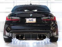 AWE Tuning SwitchPath Cat-Back Exhaust for BMW G8X M3/M4 - Diamond Black Tips