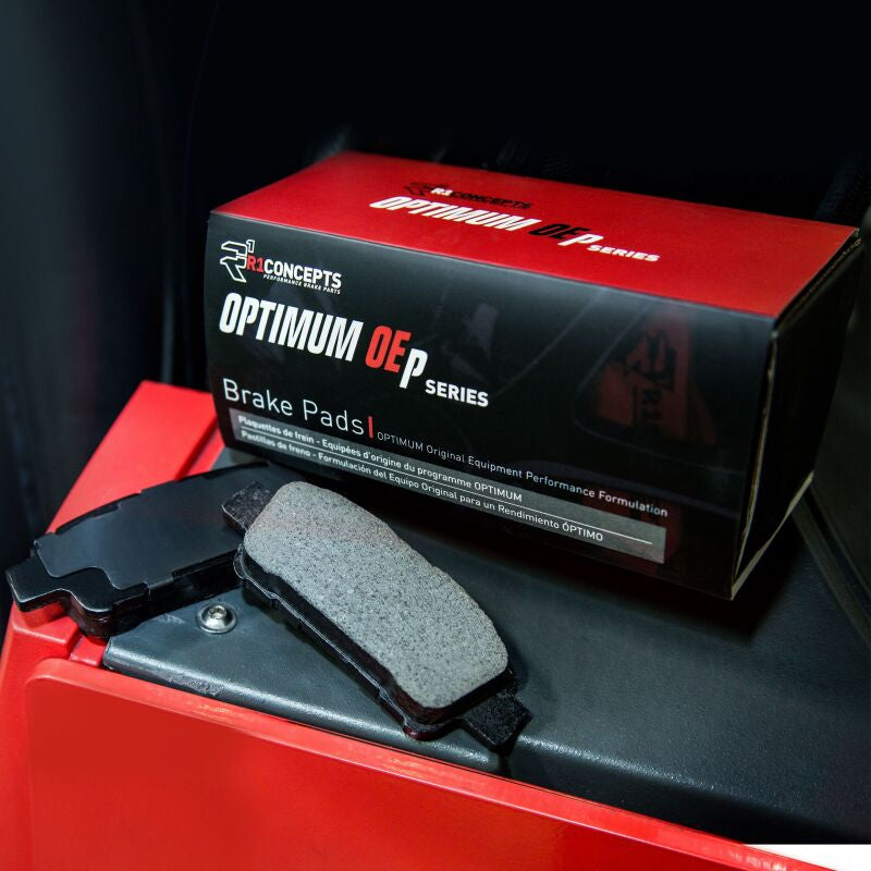 R1 2003-2025 Infiniti G35 Rear R1 Optimum OE Pads & Hardware Kit