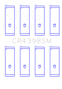 King Engine Bearings Honda L13A4/L15A (Size 0.75) Connecting Rod Bearing Set