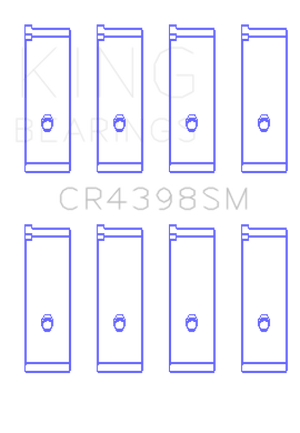 King Engine Bearings Honda L13A4/L15A (Size 0.75) Connecting Rod Bearing Set