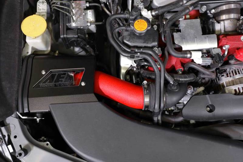 AEM Induction 2019-2021 Subaru WRX STI 2.5L Cold Air Intake System - Wrinkle Red
