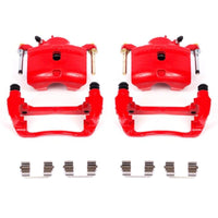 Power Stop 13-15 Acura ILX Front Red Calipers w/Brackets - Pair