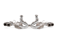 Akrapovic Titanium Slip-On Line Exhaust for 2020 Chevrolet Corvette Stingray (C8) – Part AKR S-CO/TI/4
