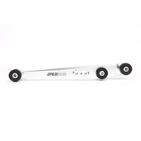 BLOX Racing V2 Billet Rear Lower Control Arms with Poly Bushings for 1996-2000 Honda Civic - Raw Finish