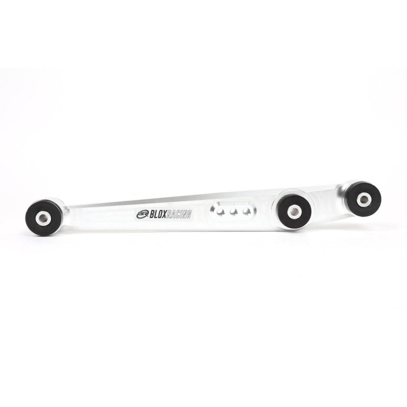 BLOX Racing V2 Billet Rear Lower Control Arms with Poly Bushings for 1996-2000 Honda Civic - Raw Finish