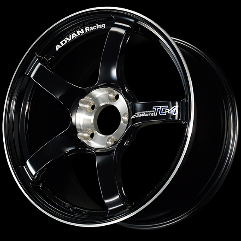 Advan TC-4 SE 18x10.5 / +15 Offset / 5-114.3 / 73mm Bore / Racing Gloss Black & Diamond Cut