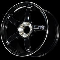 Advan TC-4 SE 17x7.5 / +40 Offset / 4-100 / 63mm Bore / Racing Gloss Black & Diamond Cut