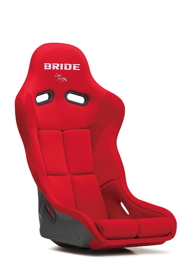 BRIDE NURMAN Carbon Shell Bucket Seat - Red - HN1BSC