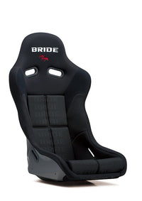 BRIDE NURMAN Black Logo carbon shell bucket seat HN1HSC, front three-quarter view