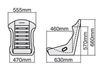 Bride Histoni Black Seat with Carbon Shell | F52ARC