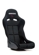 BRIDE NURMAN Black Logo carbon shell bucket seat HN1HSC, front three-quarter view