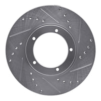 R1 Concepts 67-88 Porsche 911 Front Right Drilled & Slotted Silver Brake Rotor (Part No. RNC631-02001R)