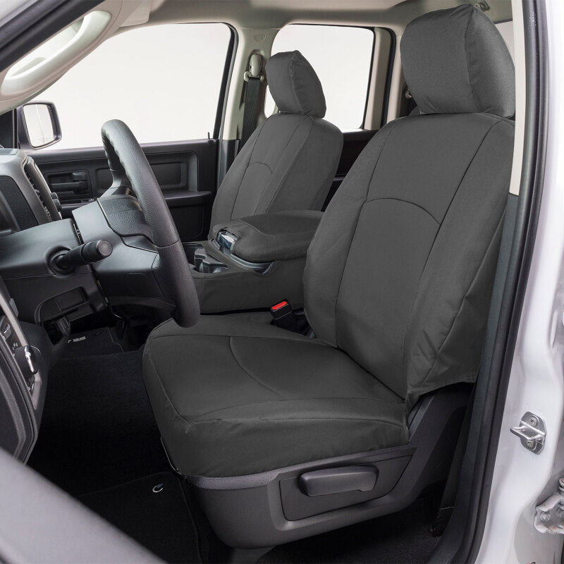 Covercraft 17-24 Nissan Armada Endura PrecisionFit Custom Front Row Seat Covers - Charcoal/Charcoal (GTN676ABENCC)