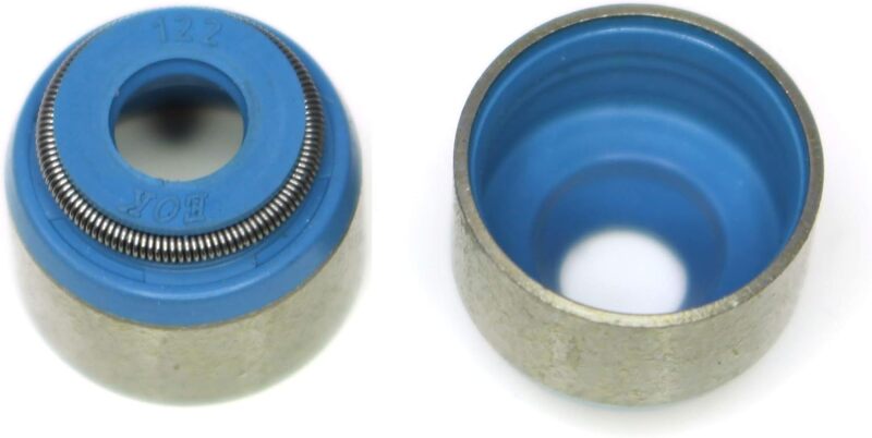 BLOX Racing Honda 5.5mm Valve Stem Seals Blue FKM - Set of 8