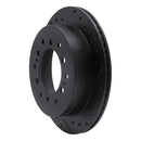 R1 Concepts Lexus GX460 Rear Right Drilled & Slotted Brake Rotor (Part #RNC633-76143R)