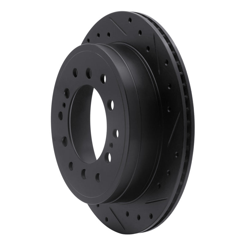 R1 Concepts Lexus GX460 Rear Right Drilled & Slotted Brake Rotor (Part #RNC633-76143R)