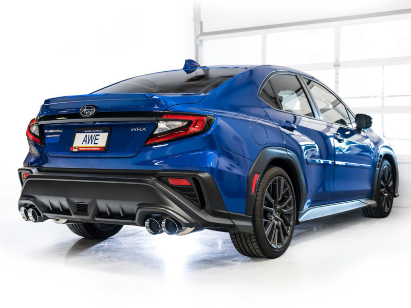 AWE Tuning 2022+ Subaru WRX Track Edition Exhaust with Chrome Silver Tips