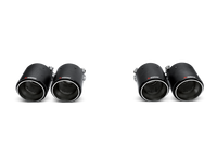 Akrapovic Carbon Tail Pipe Set for BMW M3 M4 (2014-2017) - Part Number akrTP-CT/26