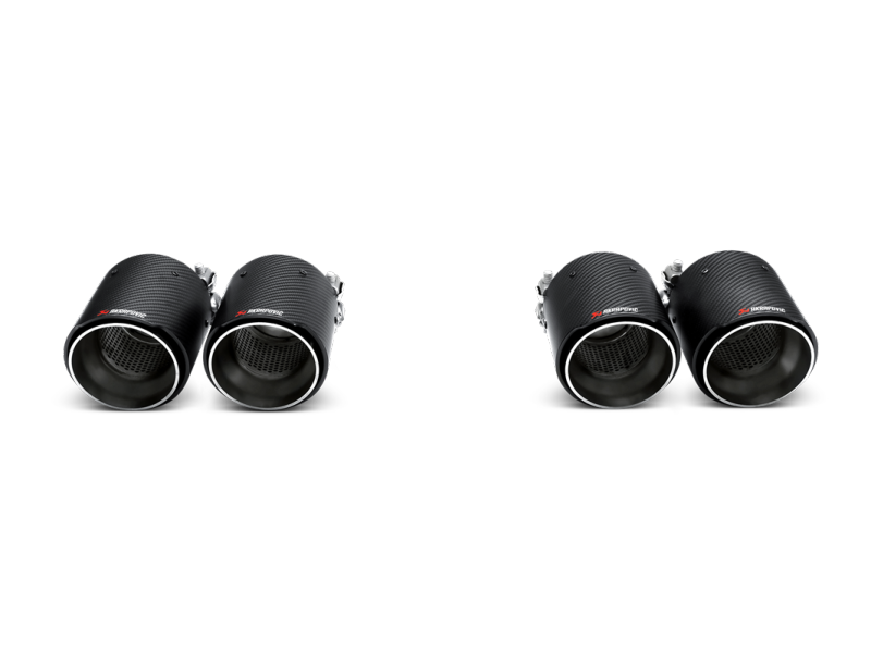 Akrapovic Carbon Tail Pipe Set for BMW M3 M4 (2014-2017) - Part Number akrTP-CT/26