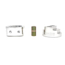 BLOX Racing Remote Oil Filter Relocation Kit - Polished for Enhanced Engine Access