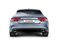 Akrapovic Evolution Line Titanium Cat Back Exhaust for 2014-2017 Audi RS7 Sportback with Carbon Tips | Part AKR S-AU/TI/4H