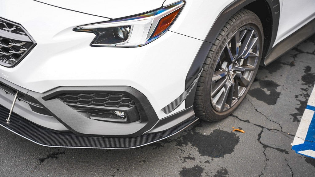 APR Peformance  Subaru WRX Carbon Fiber Front Bumper Canards 2022-2023