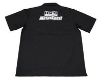 CAMISETA HKS MOTORSPORT BOTONES NEGRO S