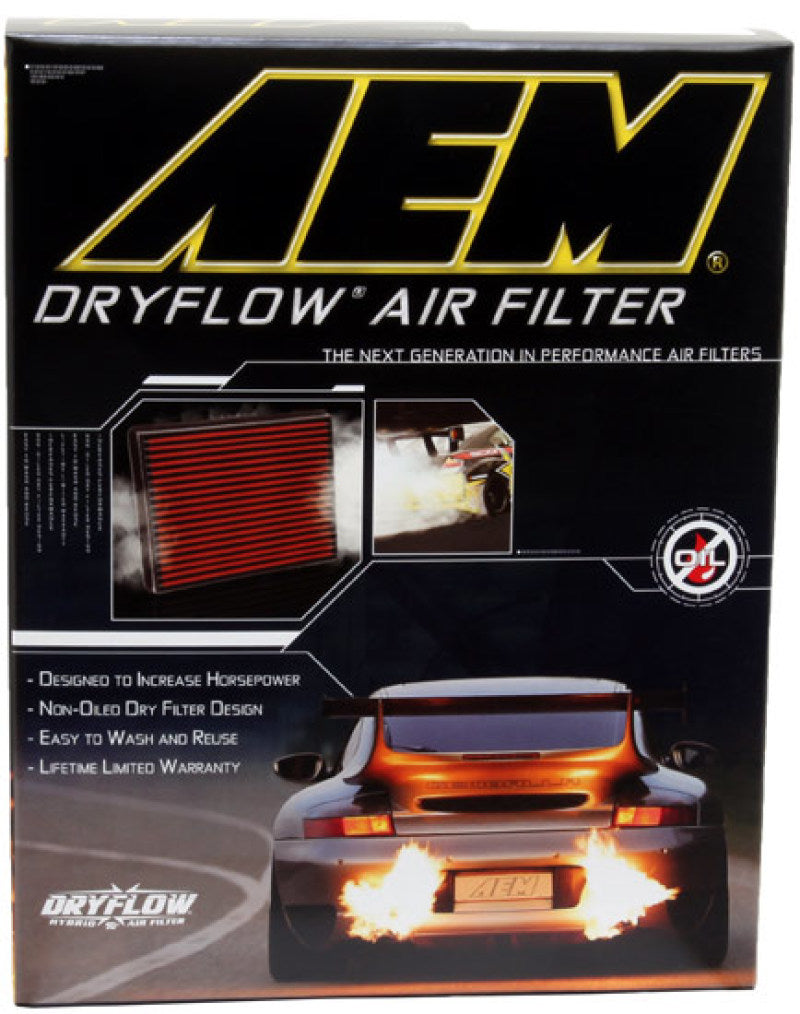 AEM Induction DryFlow Air Filter for Nissan Sentra 2.5L and Compatible Vehicles