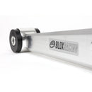 BLOX Racing V2 Billet Rear Lower Control Arms with Poly Bushings for 1996-2000 Honda Civic - Raw Finish