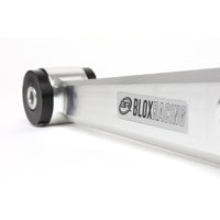 BLOX Racing V2 Billet Rear Lower Control Arms with Poly Bushings for 1996-2000 Honda Civic - Raw Finish