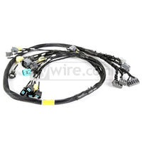Rywire Honda B-Series OBD2 Tuck Budget Engine Harness with OBD2 Distributor, Injector, Alternator, 92-95 OBD1 Plug Adapter Included