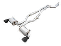 AWE Tuning 2020 Toyota Supra A90 Resonated Touring Edition Exhaust - 5in Diamond Black Tips