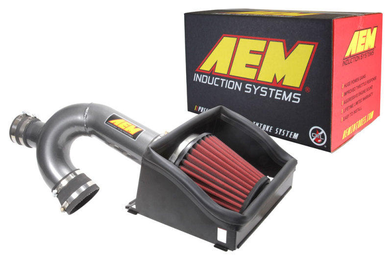 AEM Induction 17-18 Ford F-150 3.5L V6 F/I Gunmetal Gray Cold Air Intake System - Part No. aem21-8130DC