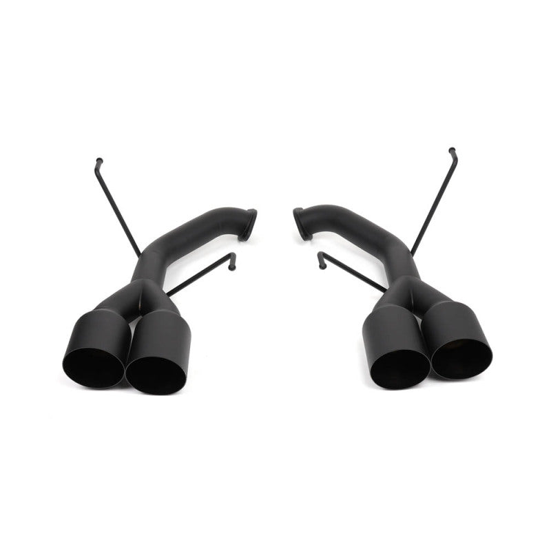 BLOX Racing 2022+ WRX Muffler Delete / Axle Back with 4-inch Single Wall Matte Black Tips