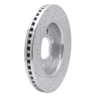 R1 Concepts Ford F-150 RWD Front Right Drilled & Slotted Silver Brake Rotor (Part # RNC631-54204R)