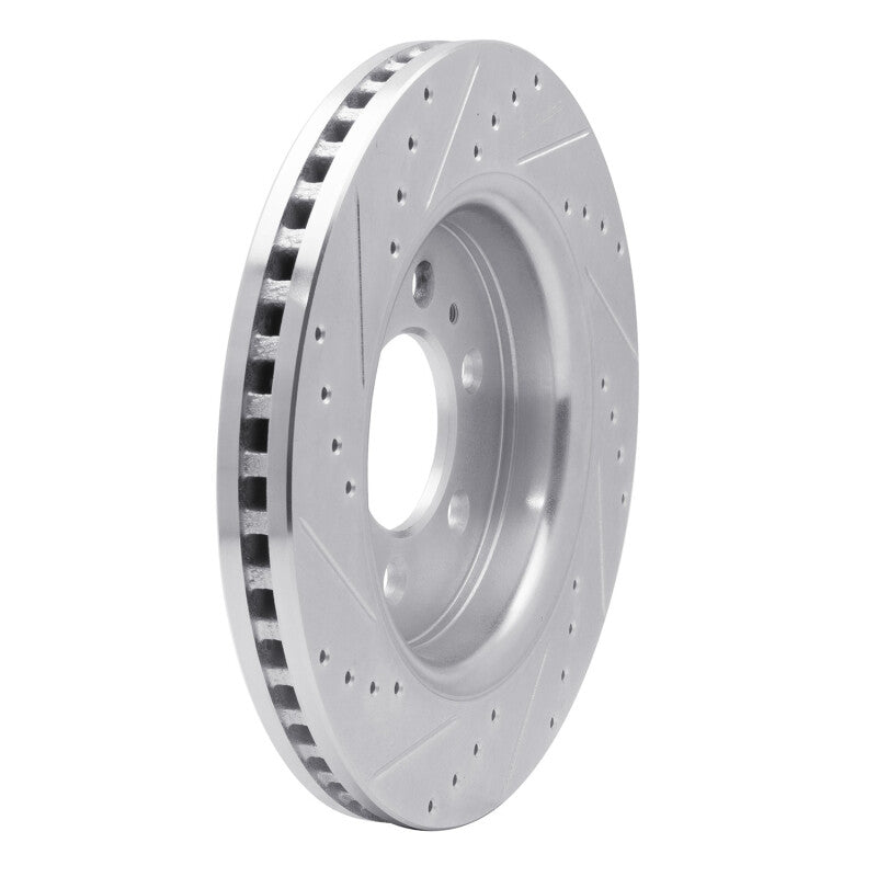 R1 Concepts Ford F-150 RWD Front Right Drilled & Slotted Silver Brake Rotor (Part # RNC631-54204R)