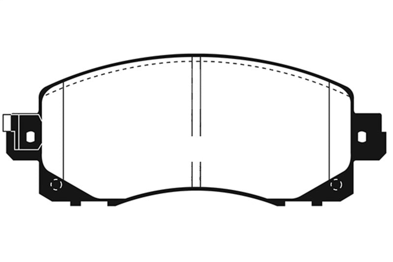 EBC 22+ WRX Yellowstuff Front Brake Pads – High Friction Street and Track Performance