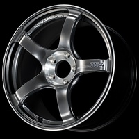Advan TC-4 SE 17x7.0 / +42 Offset / 4-100 / 63mm Bore / Racing Hyper Black & Diamond Cut